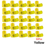 Plastic Tire Valve Caps with Built-in Valve Core Remover | Universal Stem Covers for Car detail view