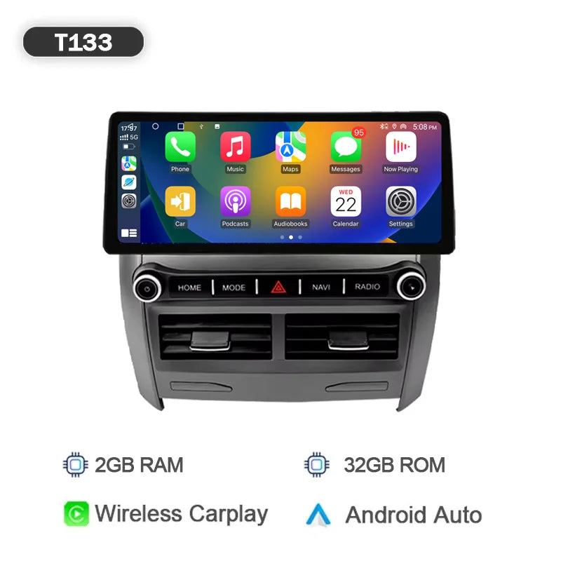 CarPlay Android 14 Car Stereo | GPS Navigation for Toyota Corolla 2007-2013 detail view