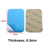 JCD 10pcs Silver Magnetic Metal Plate for Car Phone Holder | Universal Iron Sheet Mount detail view