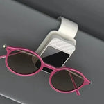Car-mounted Glasses Car Sunshade Holder Eye Frame for Magnetic Attachment Sunglasses Sun detail view