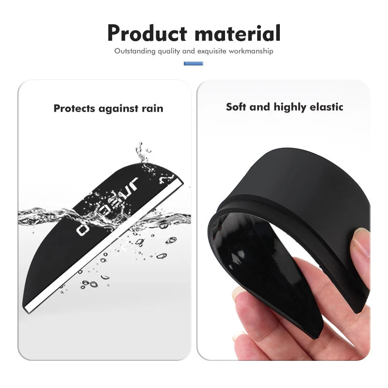 For JAECOO PVC Car Rearview Mirror Eyebrow Rain Visor Sun Shade Rainproof Cover J7 J8 PHEV Omoda C9