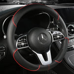 All Seasons Leather Diamond Steering Wheel Cover Universal Fit for 14 .5-15 Inch Durable detail view