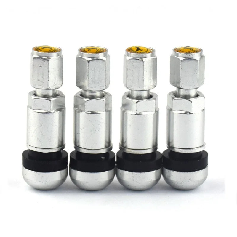 4pcs Universal Aluminum Alloy Car Motorcycle Tubeless Wheel Tire Valve Stems | Durabl lifestyle view