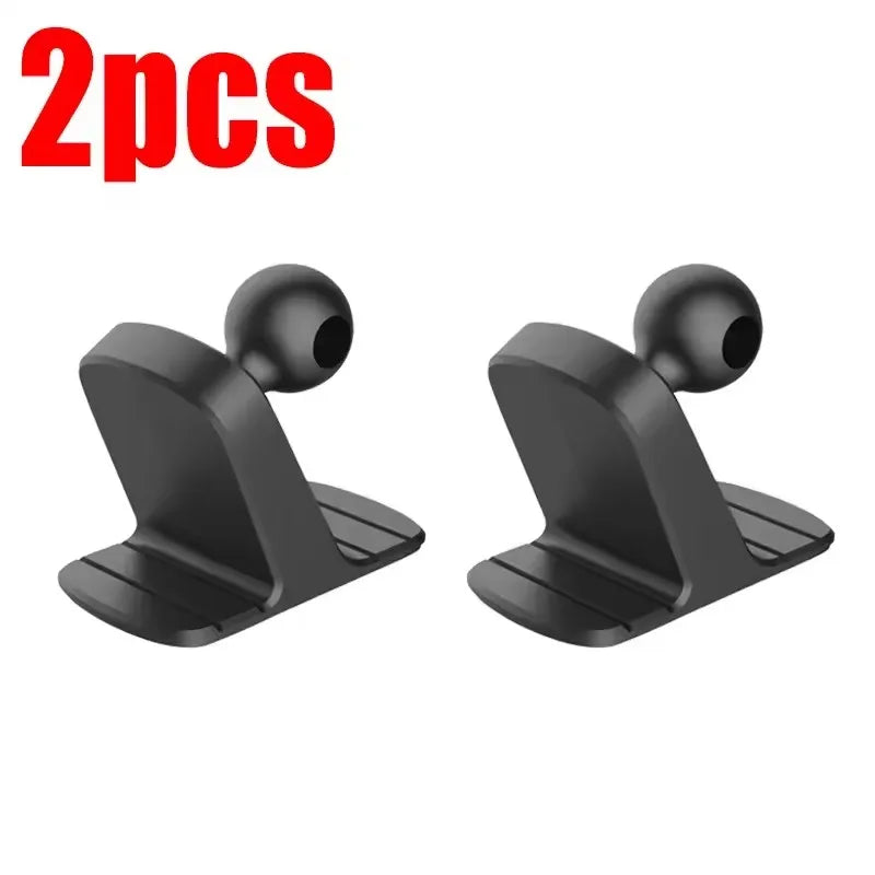 Car Cell Phone Holder Base 17mm Ball Head Base Dashboard Mounting Suction Cup Anti-sli close-up view