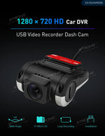 XTRONS DVR HD Camera With ADAS Function Car DVR Video Recorder Dash Cam Wide-Angle Lens Loop Recording