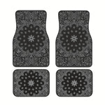 4Pcs Bohemian Car Floor Mats Anti-slip Heavy Duty Persian Carpet Dirty Resistant Car Decoration Car Floor Protector Rugs