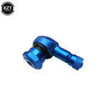 WYMECT 90 Degree Aluminum Alloy Motorcycle Tire Valve Stem | Tubeless Rim Valve additional angle