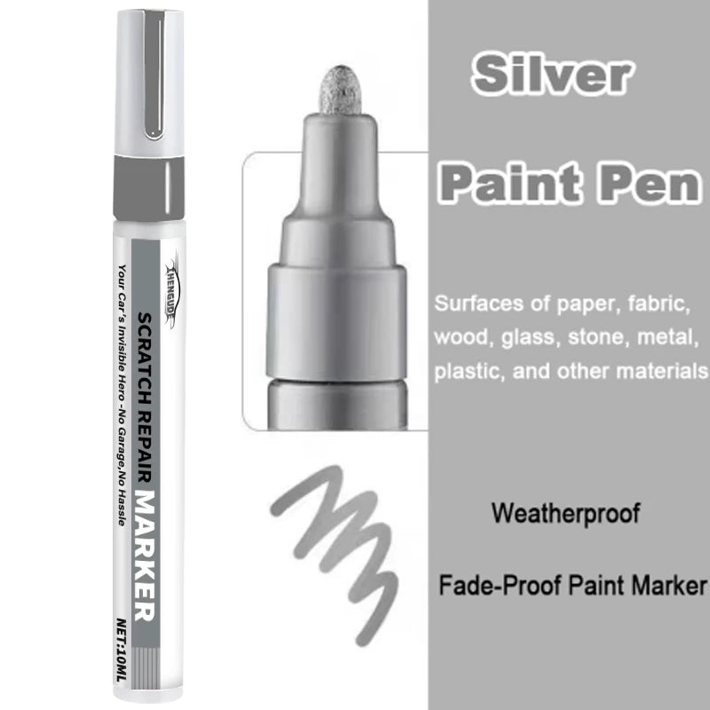 Car Scratch Repair Pen - Self-Use Paint Touch-Up Pen for Cars, Suitable for Repairing close-up view