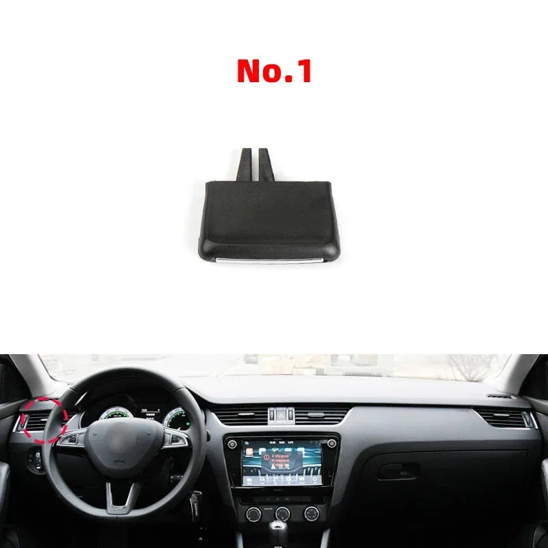 Car Front Air Conditioning Outlet AC Vent Tab Clip For Skoda Octavia 3 RS MK3 A7 2015-2021 Replacement 5E0819701 Car Parts