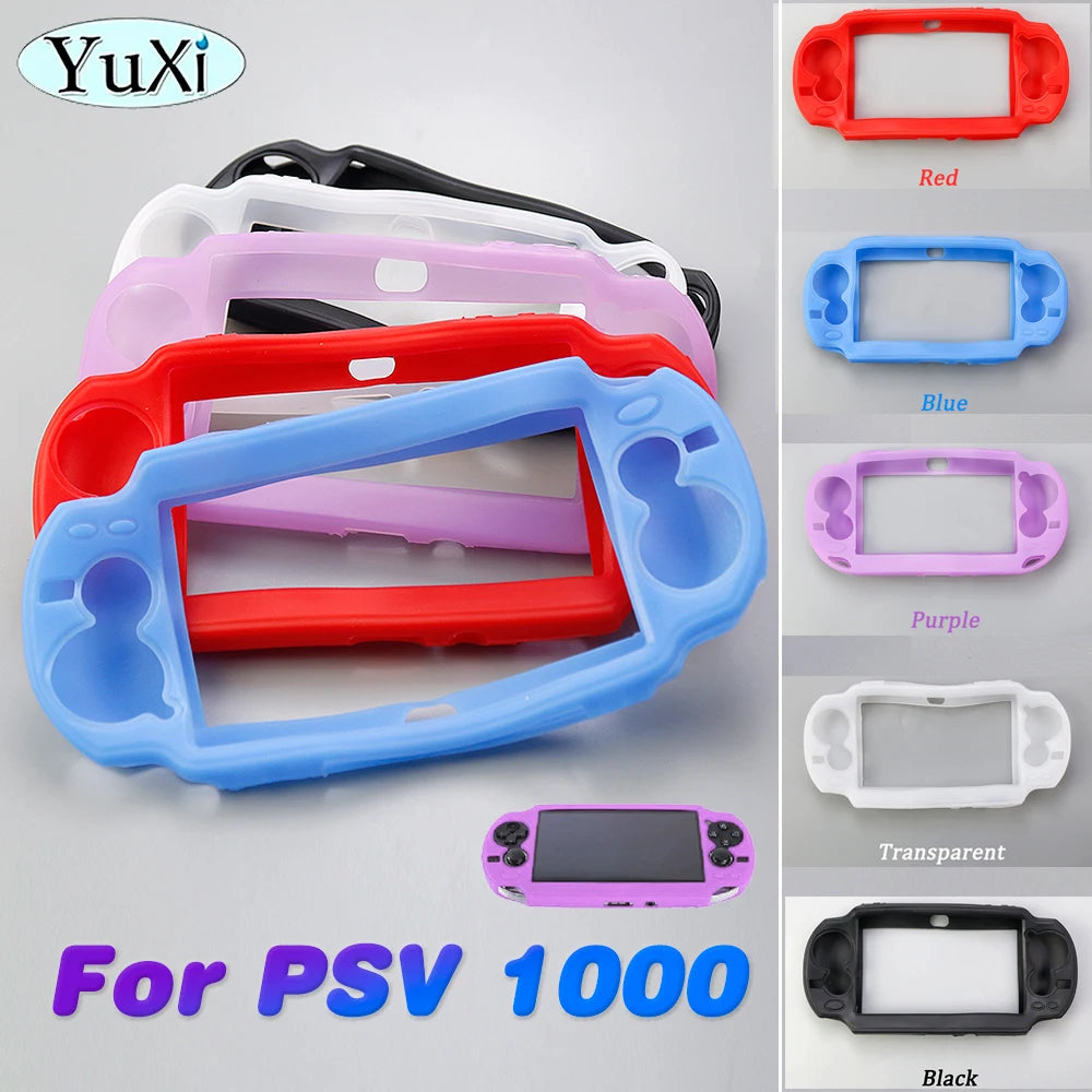 1Pc Silicone Soft Protective Cover Shell For PSV 1000 Console For PSVita 1000 Protector Skin Case Co