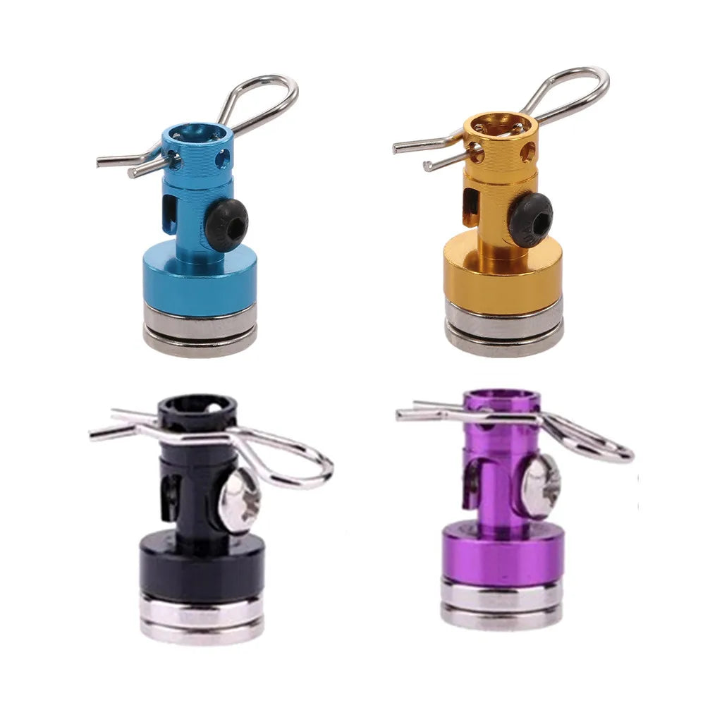 Metal RC Car Body Shell Column Posts 4Pcs | Strong Magnet Mount close-up view