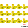 Plastic Tire Valve Caps with Built-in Valve Core Remover | Universal Stem Covers for Car detail view