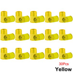 Plastic Tire Valve Caps with Built-in Valve Core Remover | Universal Stem Covers for Car detail view