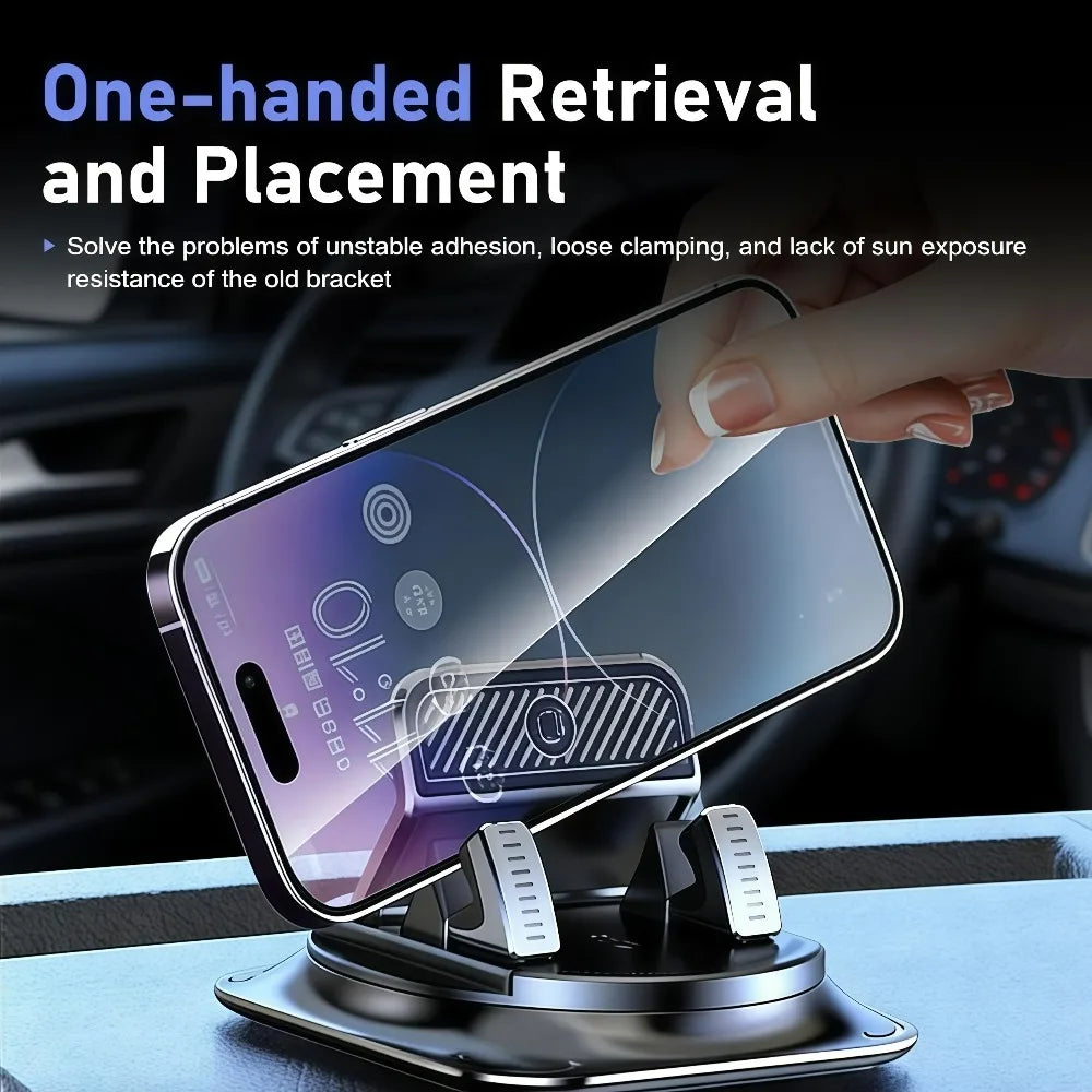 1-3Pcs 360 Degree Rotation Dashboard Phone Holder for Car, Anti-Slip Grips One-Hand Oper detail view