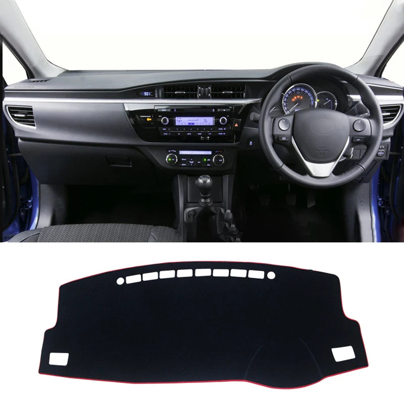 Car Dashboard Cover Dash Anti-UV Mat For Toyota Corolla E180 E150 2006-2018 close-up view