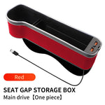 Car Seat Gap Filler Cup Holder with LED and USB Charger