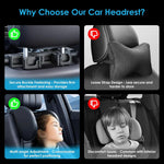 Memory Foam Car Neck Pillow | Adjustable Travel Headrest Support lifestyle view