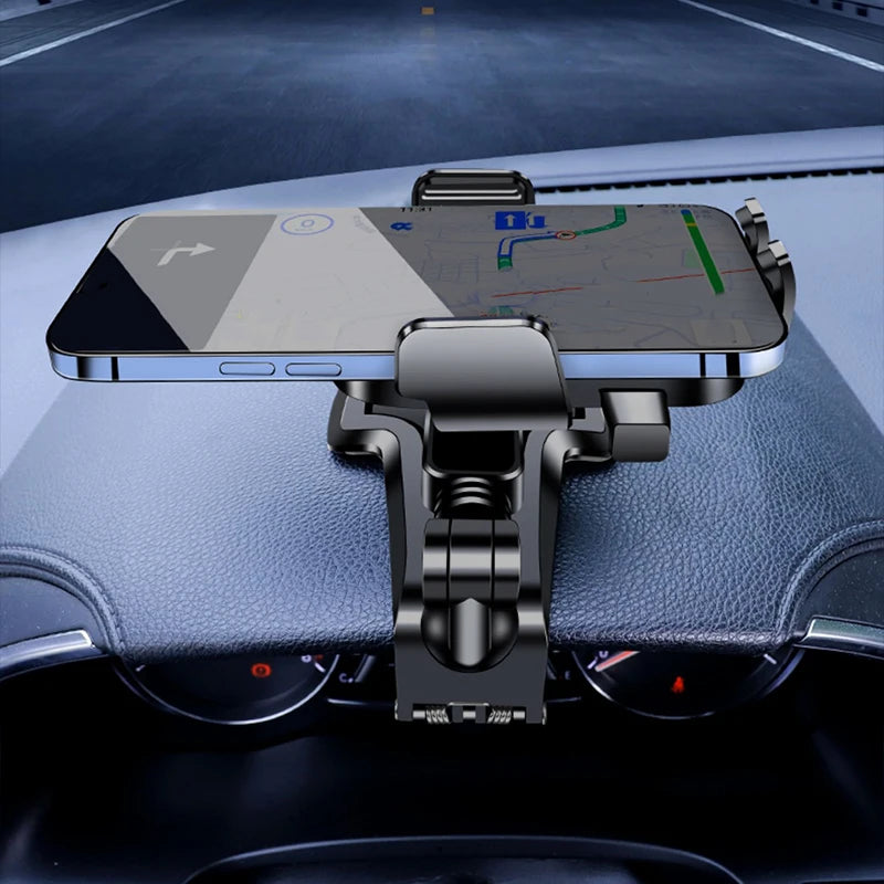 Car Phone Bracket | Anti-Shaking Dashboard Mount for Navigation lifestyle view