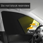100 Blackout Car Sun Shield Shades | Magnetic UV Protection Window Curtains lifestyle view