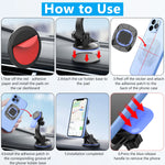 Car Phone Mount for Dashboard and Windshield | Universal 360° Rotatable Holder additional angle
