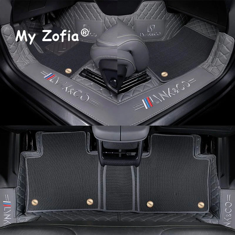 For Lynk & Co 08 EMP 2025 2026 Car Floor Mats Single Double Layer Wire Custom Foot Pads Salon Carpet Cover Interior Accessories