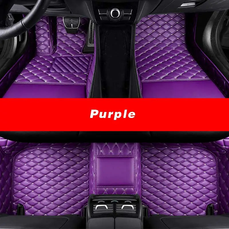 Custom Car Floor Mats For Mercedes Benz GLA GLB GLC GLB-AMG X156 H247 X247 X253 Auto Car detail view