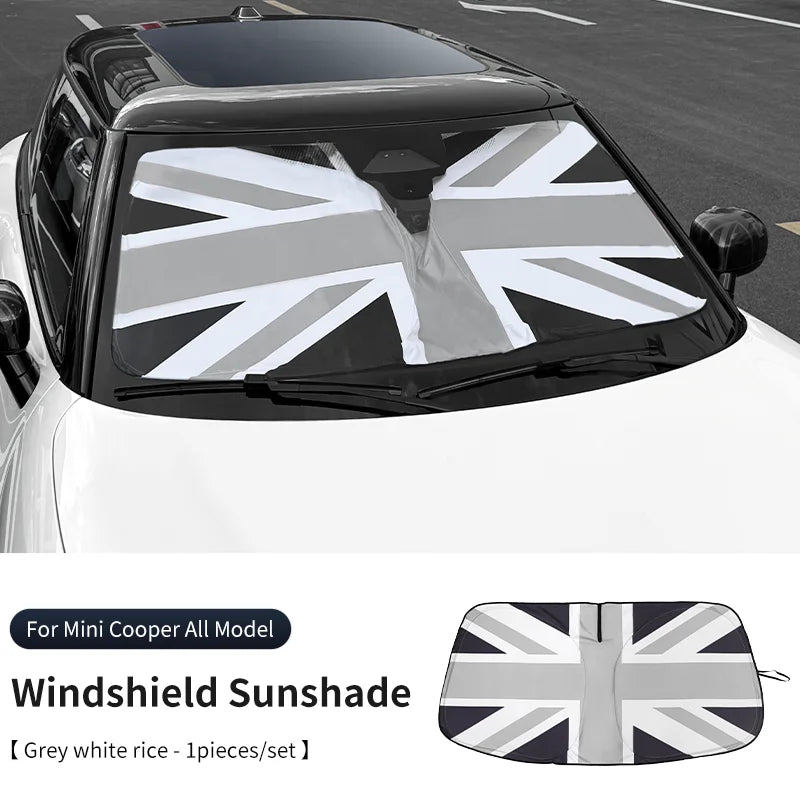 Car Front Windshield Sunshade UV Blocking Cover | For Mini Cooper F56 F60 R56 R60 J additional angle