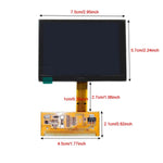 LCD Car Screen for Audi S3 8L TT 8N A6 C5 4B | Instrument Cluster Display Replacement close-up view