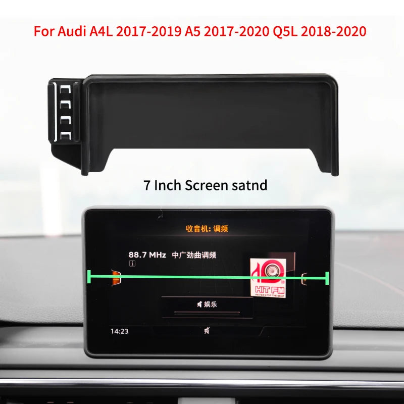 Car Phone Holder For Audi A4L A5 Q5L RS4 RS5 S4 S5 7/8.3/10.1 inch Screen Navigation Bracket Smartphone Mobile phone Holder