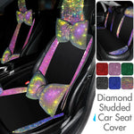 Ladies Car Interior Accessories Shiny Diamond Universal Car Seat Cover Fashion Luxury alternate view