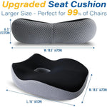 Ergonomic Memory Foam Car Seat Cushion, Anti-Pressure Hip Support Pad for Long Driving detail view