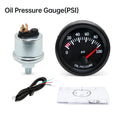 100% 2 Inches 52mm 12V Car Gauge Water Temp Oil Temp Oil Press PSI/Bar Voltmeter Boost Gauge Exhaust Temp Gauge With Sensor
