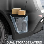 Tesla Model Y Juniper Rear Trunk Side Storage Box | TPE or Flocking Trunk Organizer B lifestyle view