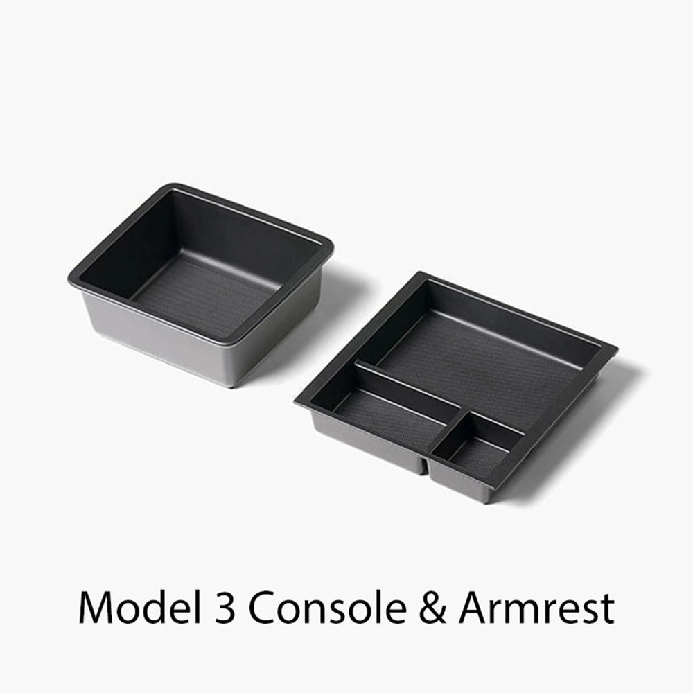 Interior Console Organizer Storage Tray Armrest Box Secret Privacy Holder Coaster Mat alternate view