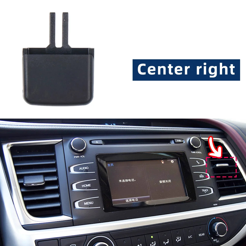 Car Air Conditioning Vent Replacement Tab Clip Dash Vent Outlet Tab Clip for Toyota Highlander 15-21 Auto Interior Accessories