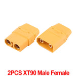 XT90 Male Female Bullet Connectors Copper Wire Plugs for RC Lipo Battery detail view