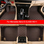 YOGOOGE Custom Car Floor Mats For Mercedes Benz E-CLASS W211 2002-2008 E200-E500 Auto Carpets Foot Coche Accessorie