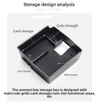 For Toyota Corolla Cross E210 2018~2023 Car Center Console ABS Tray Armrest Wallet Glasses Card Sundries Storage Box Accessories