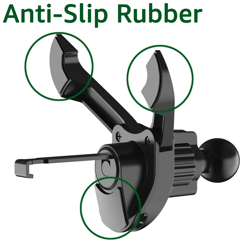 17mm Ball Head Car Air Vent Phone Holder Clip lifestyle view