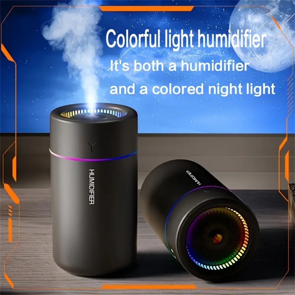 1pc Car Humidifier Colorful LED Aromatherapy Humidifier Silent Ultrasonic Air Aromatherapy Machine S