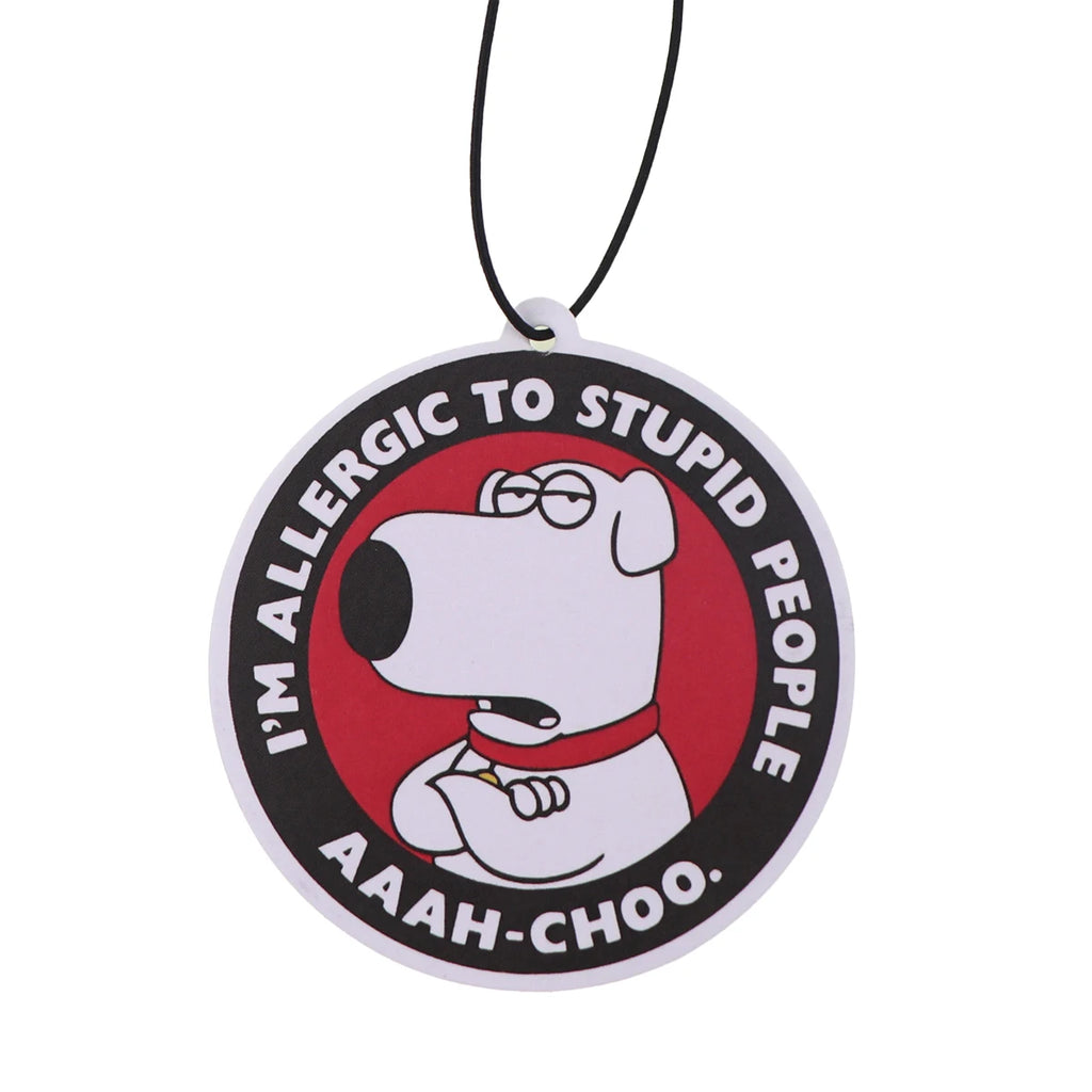 Raccoon Quotes Fragrant Paper Car Air Freshener | Solid Perfume Hanging for Home an additional angle