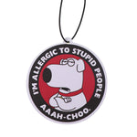 Raccoon Quotes Fragrant Paper Car Air Freshener | Solid Perfume Hanging for Home an additional angle