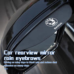 For Skoda Car Side Rearview Mirror Rain Eyebrow Sun Visor Protector Octavia Superb RAPID FABIA KAMIQ KAROQ KODIAQ YETI