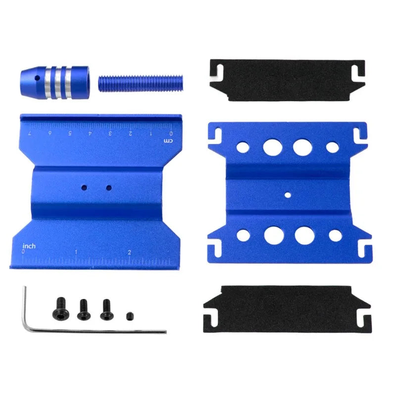 Aluminum Alloy RC Car Repair Stand 360 Rotating for 1/24 Scale RC Crawler detail view