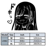 Cartoon Anime Two-Dimensional Little Girl Auto Stickers On The Car Fashion Vinyl Car alternate view