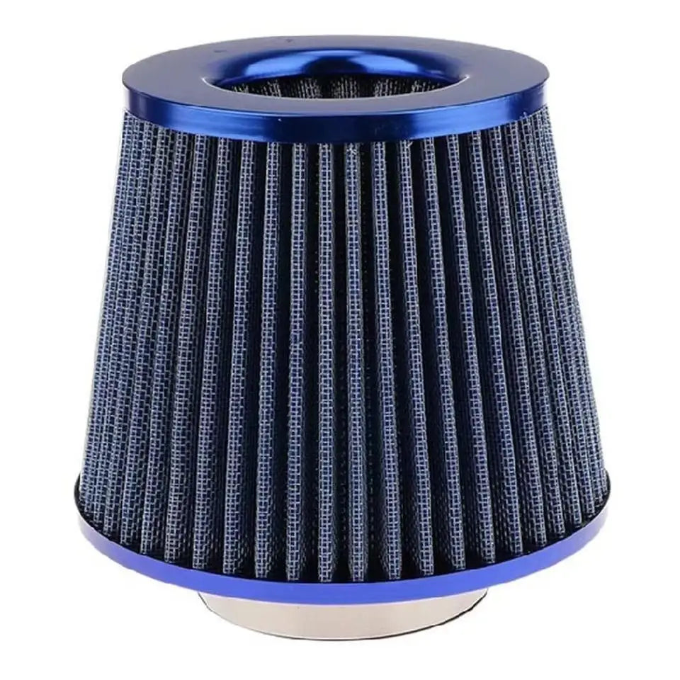 76MM 3 Inch High Flow Cold Air Intake Filter | Universal Induction Kit for Vehicles close-up view