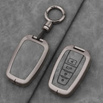 Leather Remote Key Chain Ring Case Cover Shell Protect For Toyota CHR Camry Corolla R lifestyle view