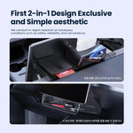 YZ Hidden Screen Storage Box for Tesla Model 3 Y Highland Juniper 2021-2025 | Magneti alternate view