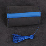Universal Suede Car Steering Wheel Cover DIY Hand Sewing Soft Leather Braiding Cover lifestyle view