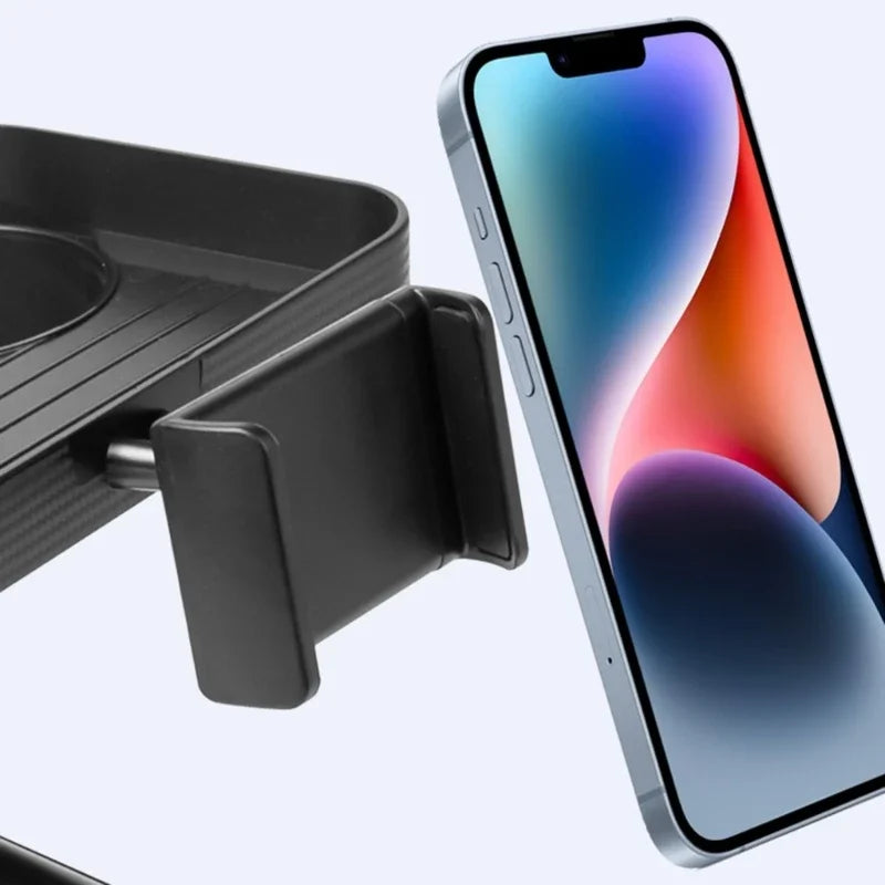 Car Food Rotatable Tray for Eating in Parked Car | Desk for Laptop with Cup Holder lifestyle view